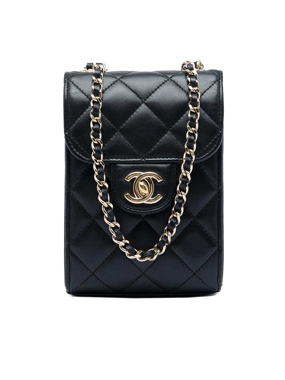 Chanel Cc Flap Phone Holder Crossbody #376312C22B